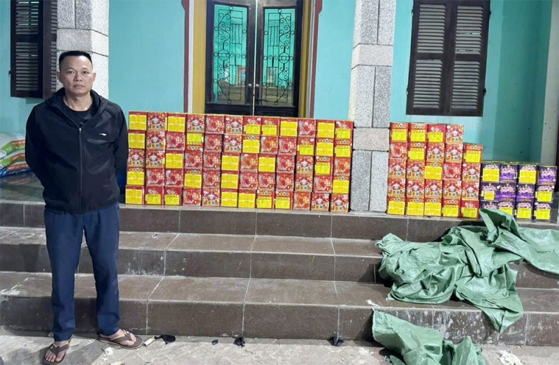 Đồng Văn Lực cùng tang vật