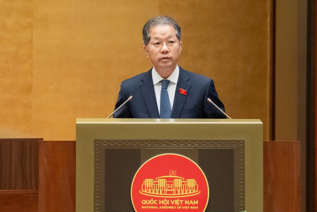 Chánh án Tòa án nhân dân tối cao Nguyễn Văn Quảng (Ảnh: Quốc hội)