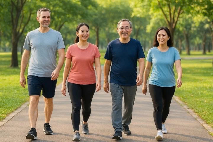 
Đi bộ 30 phút mỗi ngày là thói quen đơn giản nhưng mang lại lợi ích toàn diện.