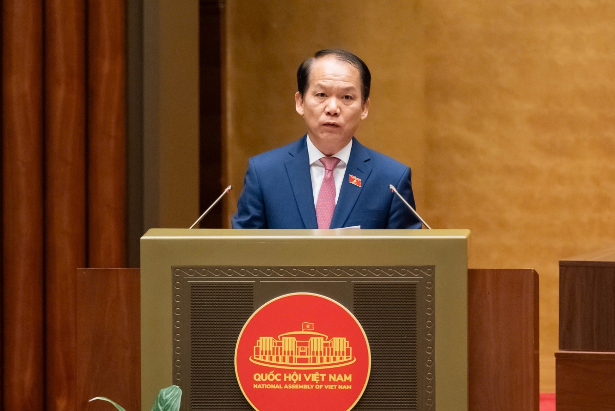 Chủ nhiệm Uỷ ban Pháp luật và Tư pháp Hoàng Thanh Tùng. Ảnh Quốc hội