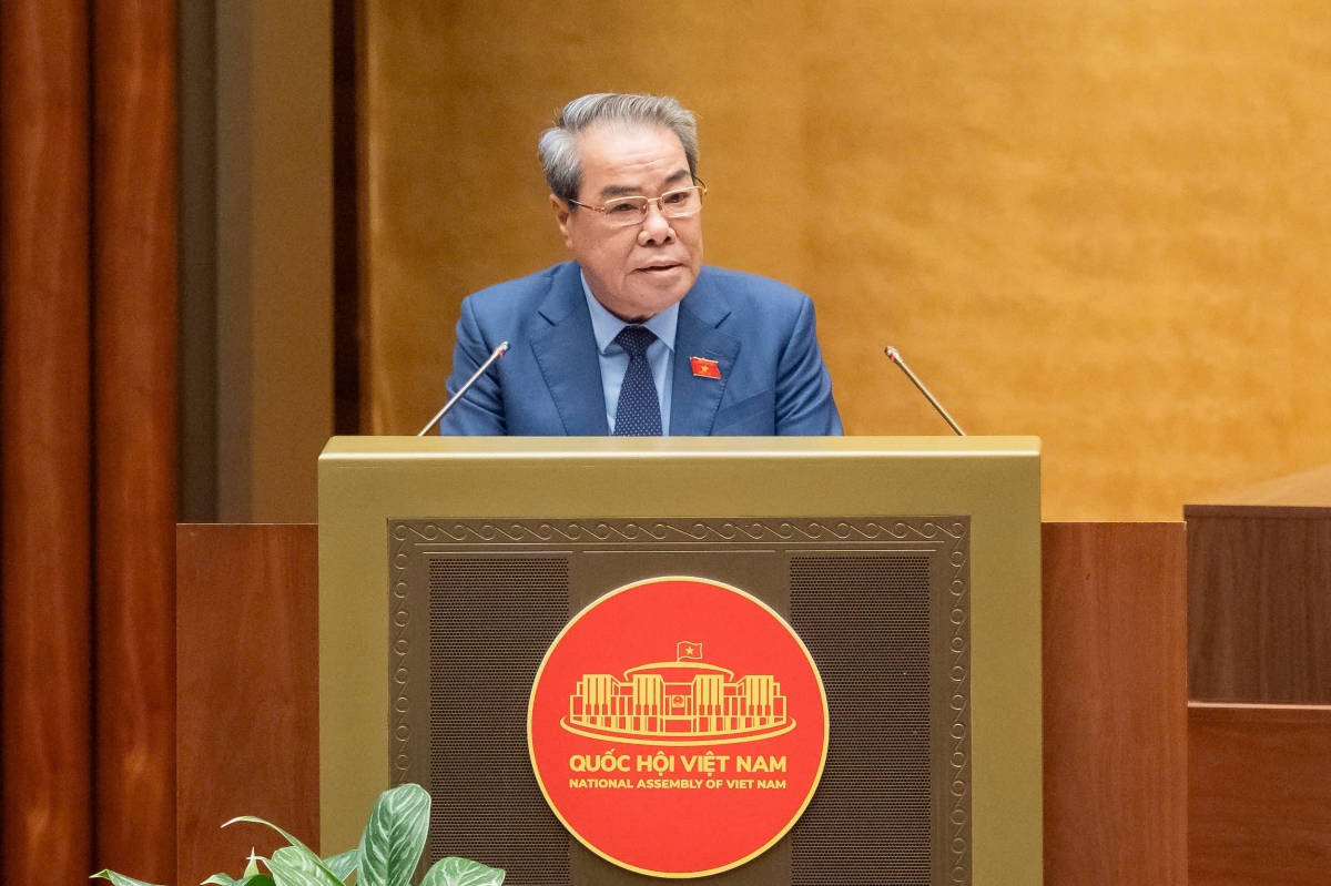 Chủ nhiệm Uỷ ban Dân nguyện và Giám sát Dương Thanh Bình. Ảnh Quốc hội 