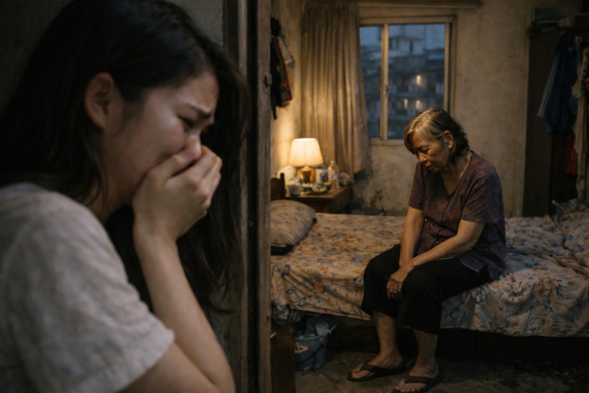 Có những lúc, nhìn mẹ mà tôi thương mẹ đến nghẹn lòng (ảnh minh họa: AI)