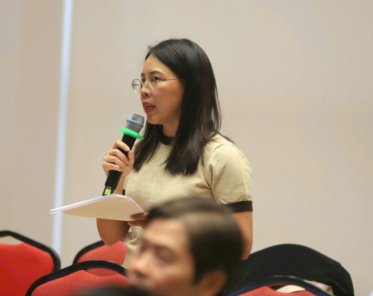 Bà Nguyễn Thị Thuỷ (công tác tại Sở Nội vụ Hải Phòng) nêu khó khăn trong việc tuyển dụng công chức cấp xã