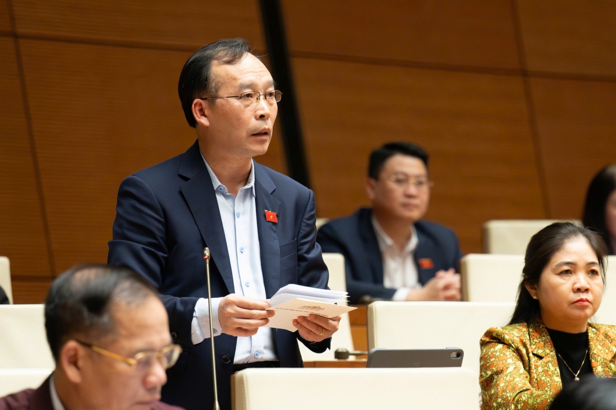 ĐB Trần Văn Tuấn, đoàn Bắc Ninh. (Ảnh: Quốc hội)