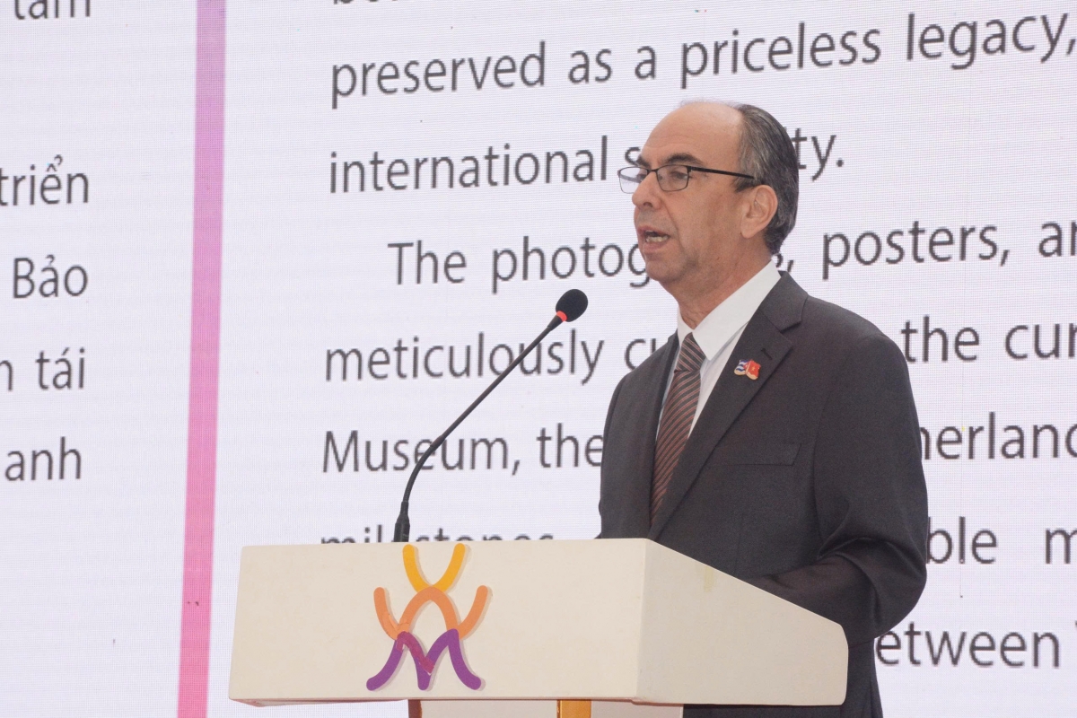 Đại sứ Cuba tại Việt Nam Rogelio Polanco Fuentes. Ảnh: QĐND