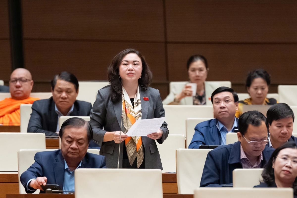 ĐBQH Đặng Bích Ngọc - Phú Thọ. Ảnh Quốc hội 