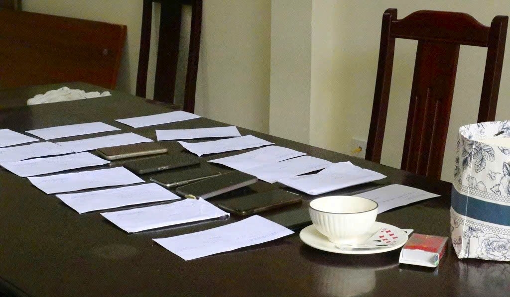 Tang vật vụ án. (Ảnh: Công an Nghệ An)