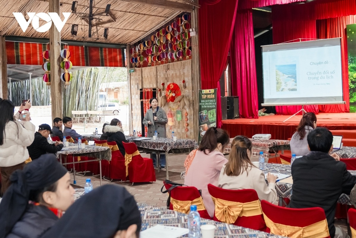 Chương trình tập huấn “Nâng cao kỹ năng số cho các cộng đồng du lịch tại Thái Nguyên”