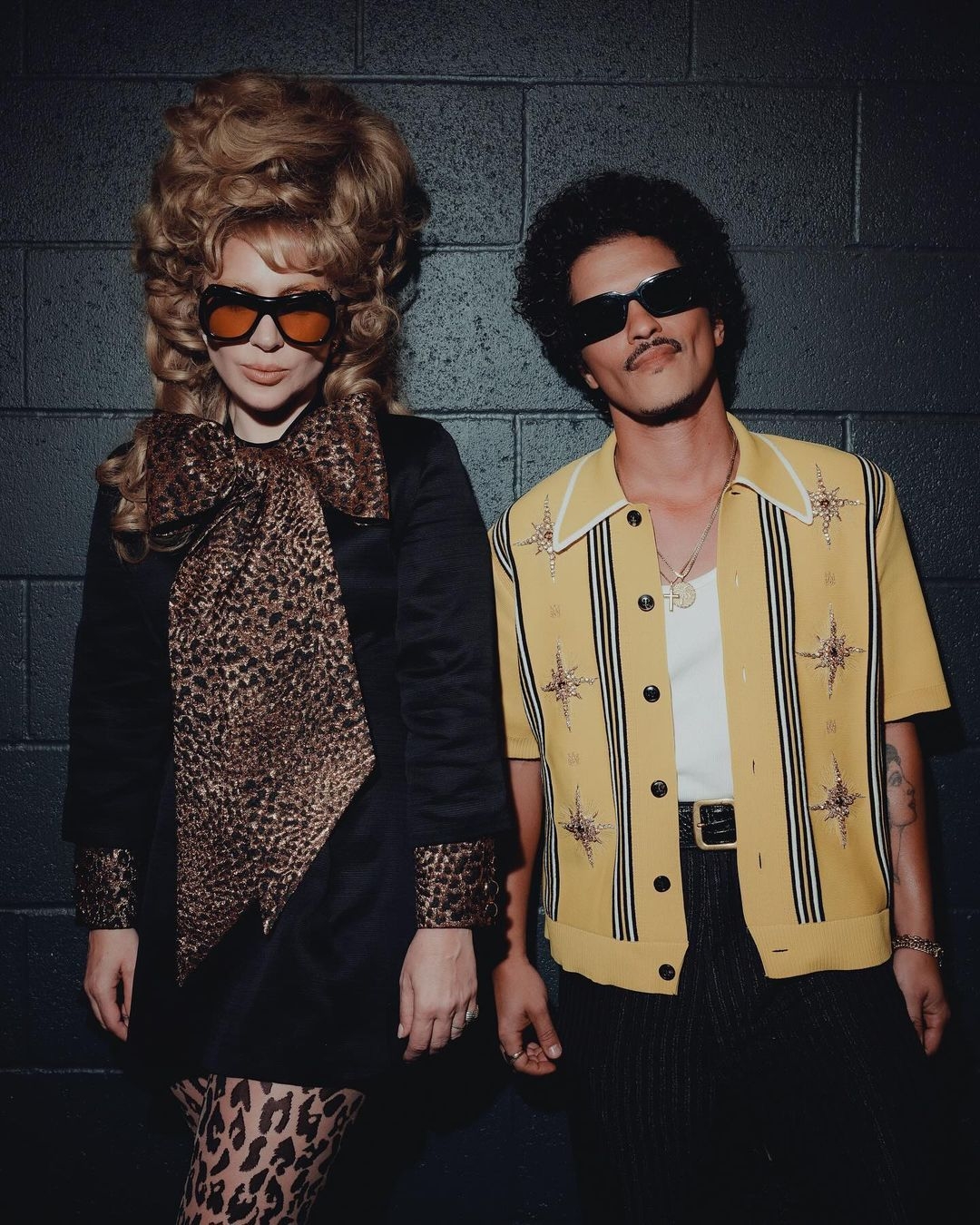  Lady Gaga và Bruno Mars – hai biểu tượng âm nhạc tạo nên bản hit bền bỉ nhất năm trên Spotify. (Ảnh: Universal Music)