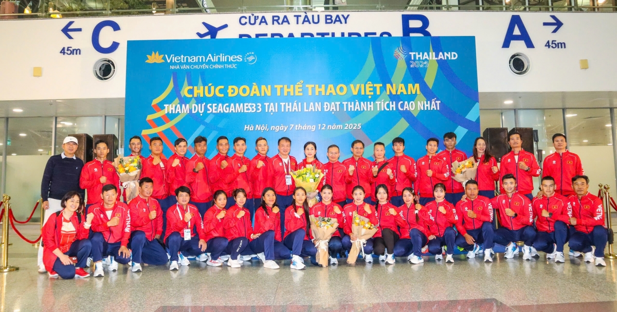 Đoàn Thể thao Việt Nam chính thức lên đường dự SEA Games 33.