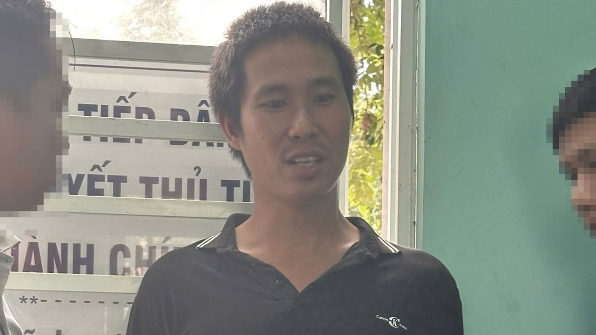 Đối tượng Lê Sỹ Tùng (ảnh: CA)