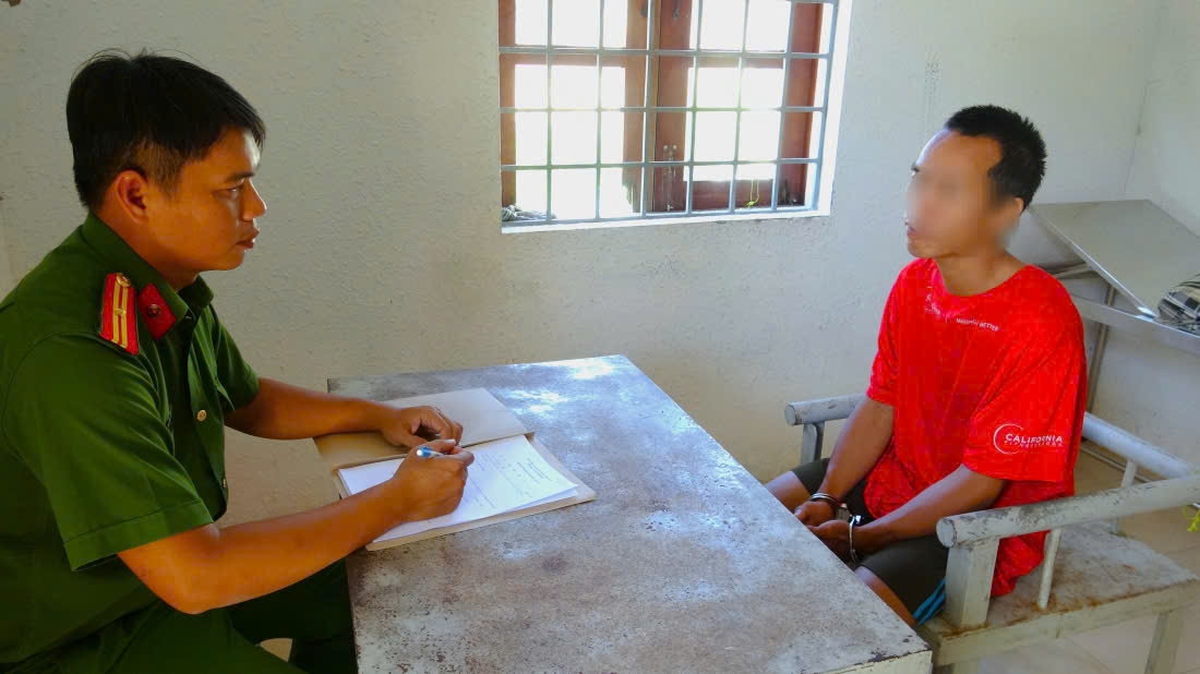 Đối tượng trộm cắp tài sản thừa nhận hành vi phạm pháp với cơ quan công an