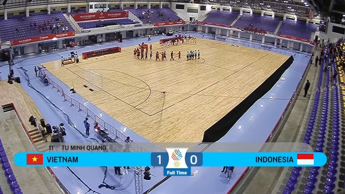 ĐT Futsal Việt Nam đánh bại Indonesia.
