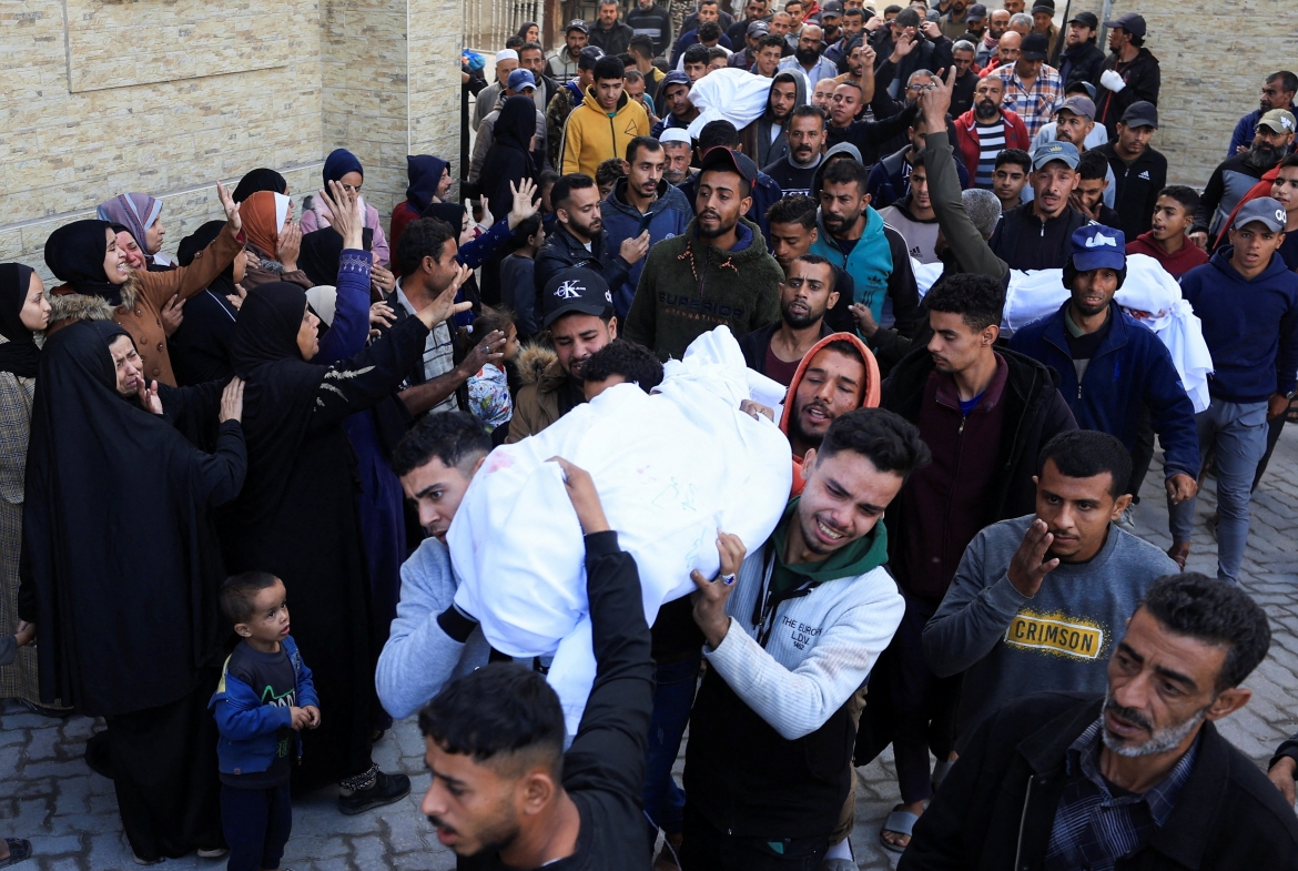 Hậu quả của cuộc không kích của Israel vào Gaza. (Ảnh: Reuters)