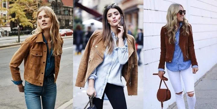 Da và da lộn là hai chất liệu không bao giờ nên giặt nước (Ảnh: Yeep)