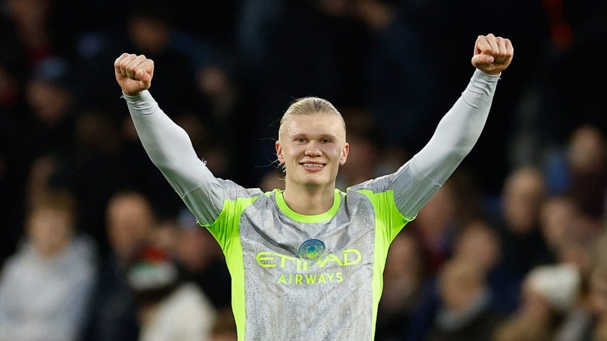 Haaland ghi cú đúp bàn thắng (Ảnh: Reuters)