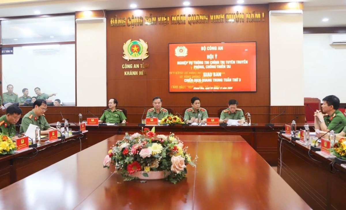 Hội nghị với sự tham gia của Lãnh đạo công an, các cơ quan báo chí tại miền Trung- Tây Nguyên