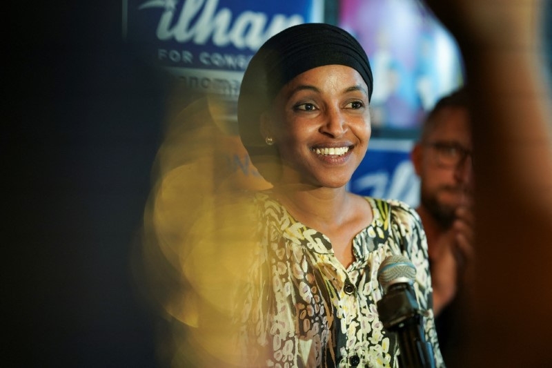 Nghị sĩ Ilhan Omar. Ảnh: Reuters