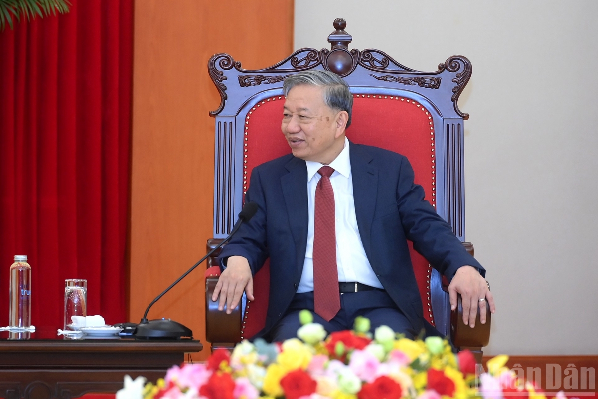 Tổng Bí thư Tô Lâm mong muốn Việt Nam và Liên bang nga hợp tác trên nhiều lĩnh vực (Ảnh: Báo Nhân Dân)
