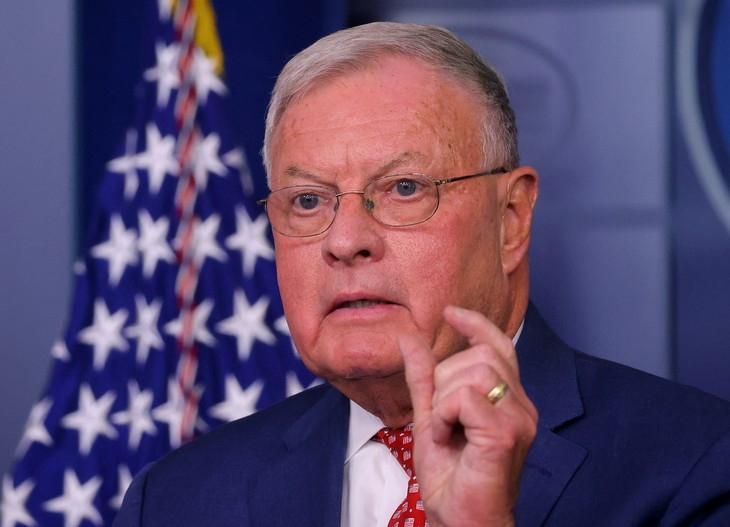 Đặc phái viên Mỹ về Ukraine Keith Kellogg - Ảnh: REUTERS