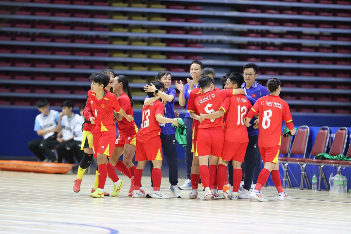 Futsal nữ Việt Nam vào chung kết SEA Games 33 (Ảnh: ĐC).
