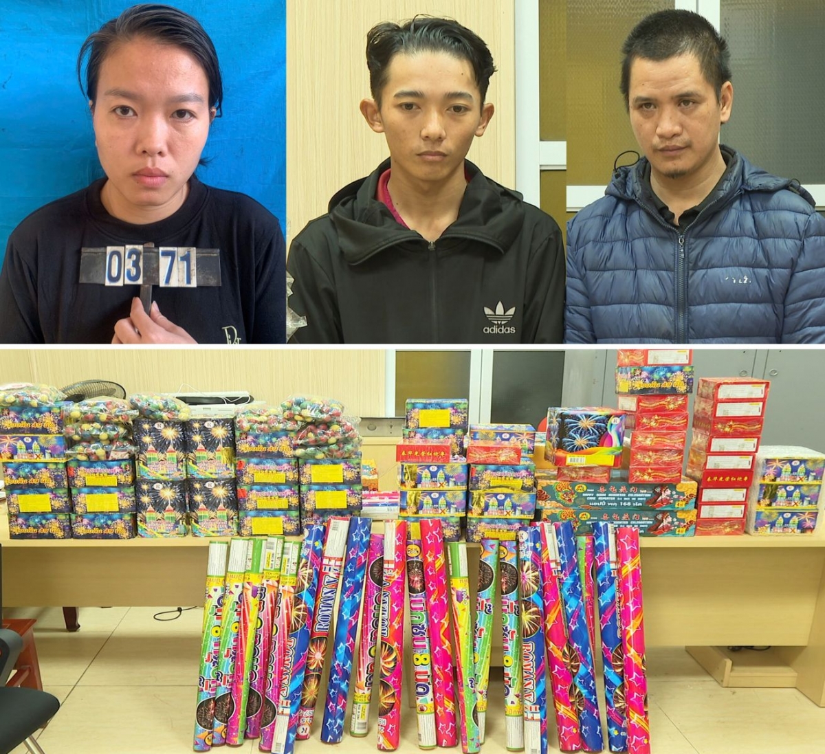 Các đối tượng: Nguyễn Thị Cẩm Nhung, Lê Hữu Khiêm và Vũ Trường Giang (từ trái sang phải)