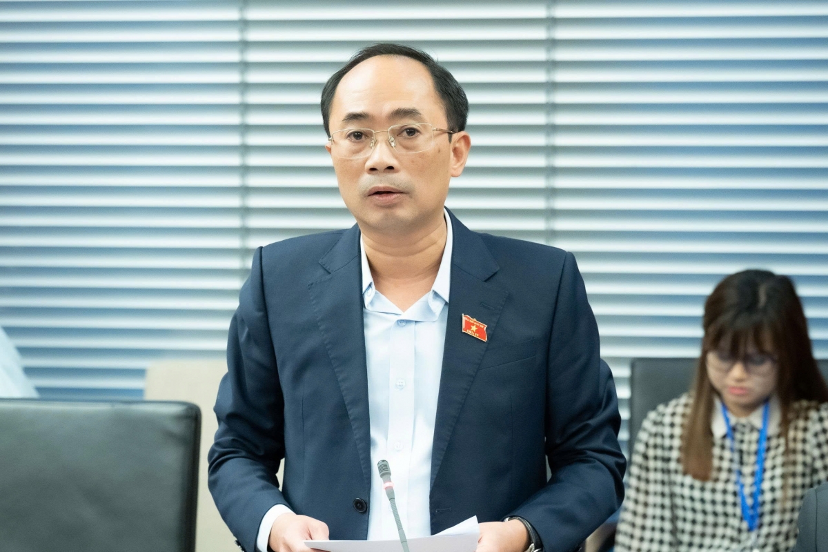 Đại biểu Lê Nhật Thành, đoàn Hà Nội (Ảnh: Quốc hội)