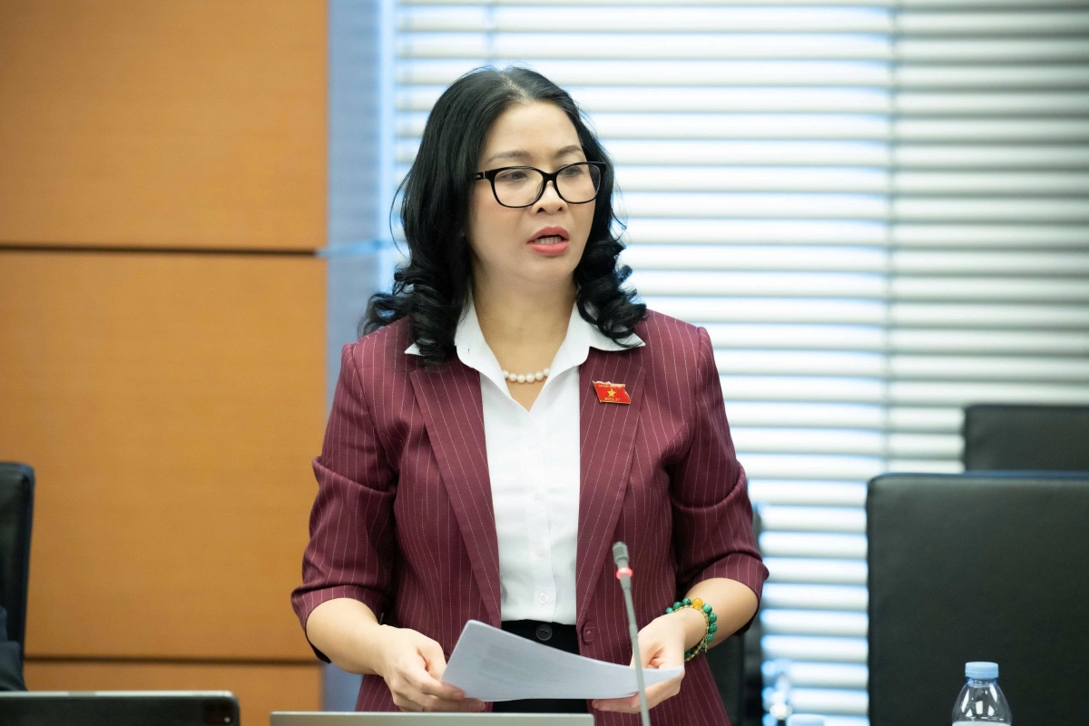 Đại biểu Nguyễn Thị Lan, đoàn Hà Nội (Ảnh: Quốc hội)