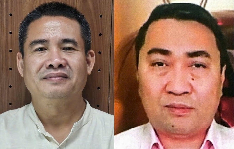 Đỗ Văn Ngà (trái) và Lê Trung Khoa