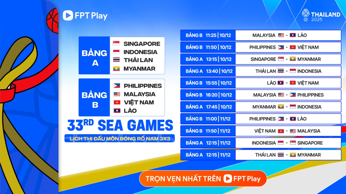 Xem SEA Games 33, sát cánh cùng Đoàn Thể thao Việt Nam, trọn vẹn nhất trên FPT Play, tại: http://fptplay.vn