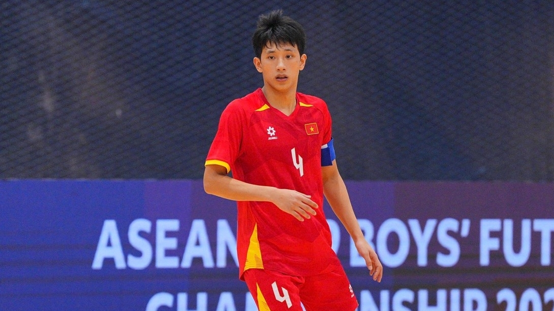 ĐT U19 Futsal Việt Nam vs U19 Futsal Malaysia so tài ở trận tranh hạng Ba giải Futsal U19 Đông Nam Á 2025. (Ảnh: Changsuek)