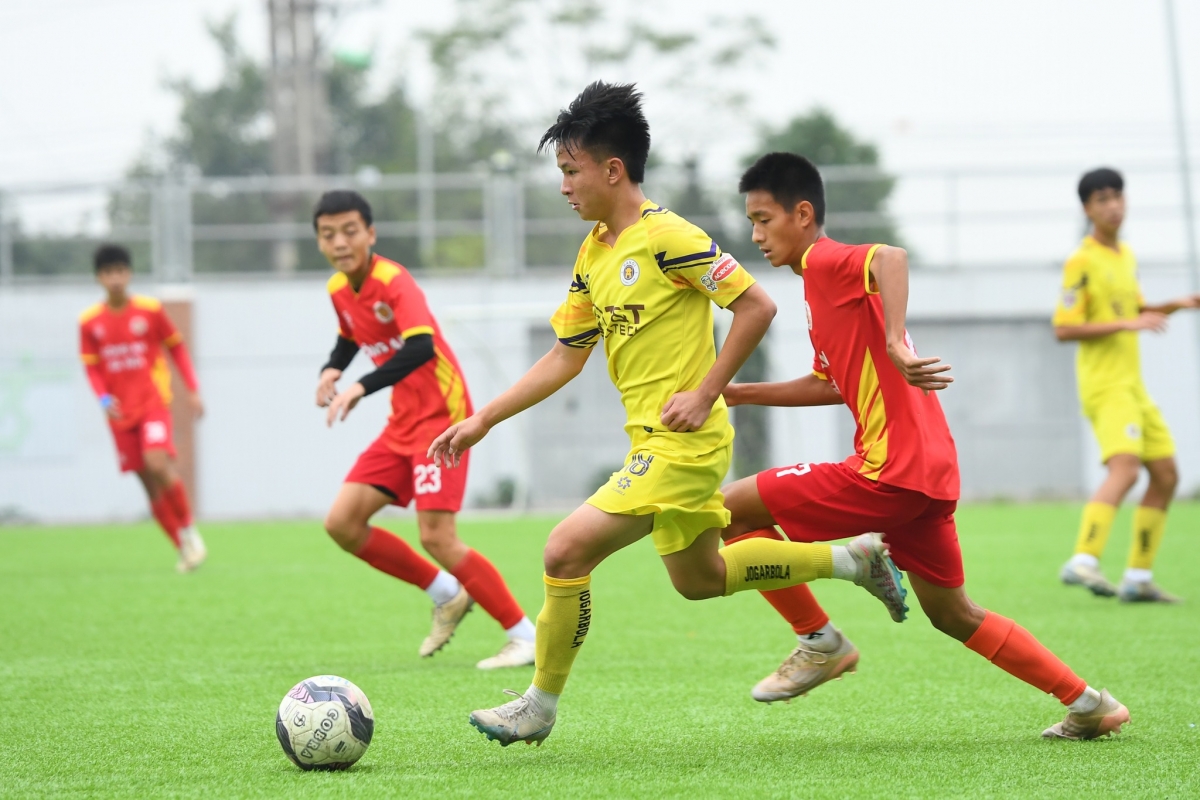 Ảnh: BTC giải U14 các CLB khu vực phía Bắc. 