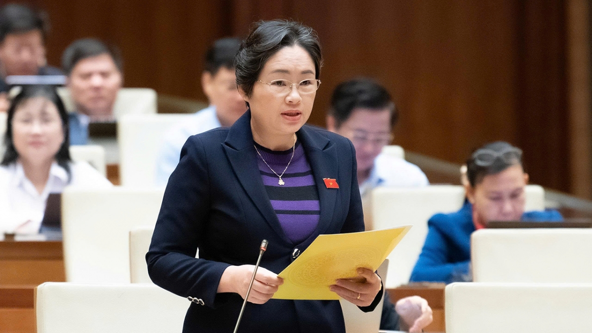 Đại biểu Lò Thị Luyến (đoàn Điện Biên)