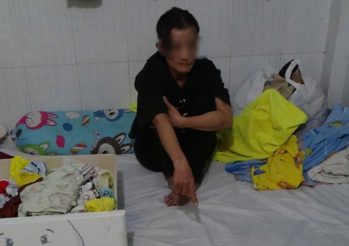 Đối tượng tàng trữ chất má túy bị công an bắt giữ tại phường Trung An (Ảnh: CA)