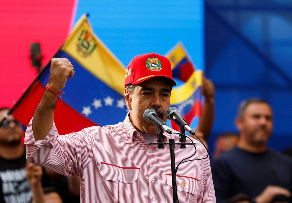 Tổng thống Venezuela Nicolas Maduro tại một sự kiện ở Caracas ngày 1/12/2025. Ảnh: Reuters