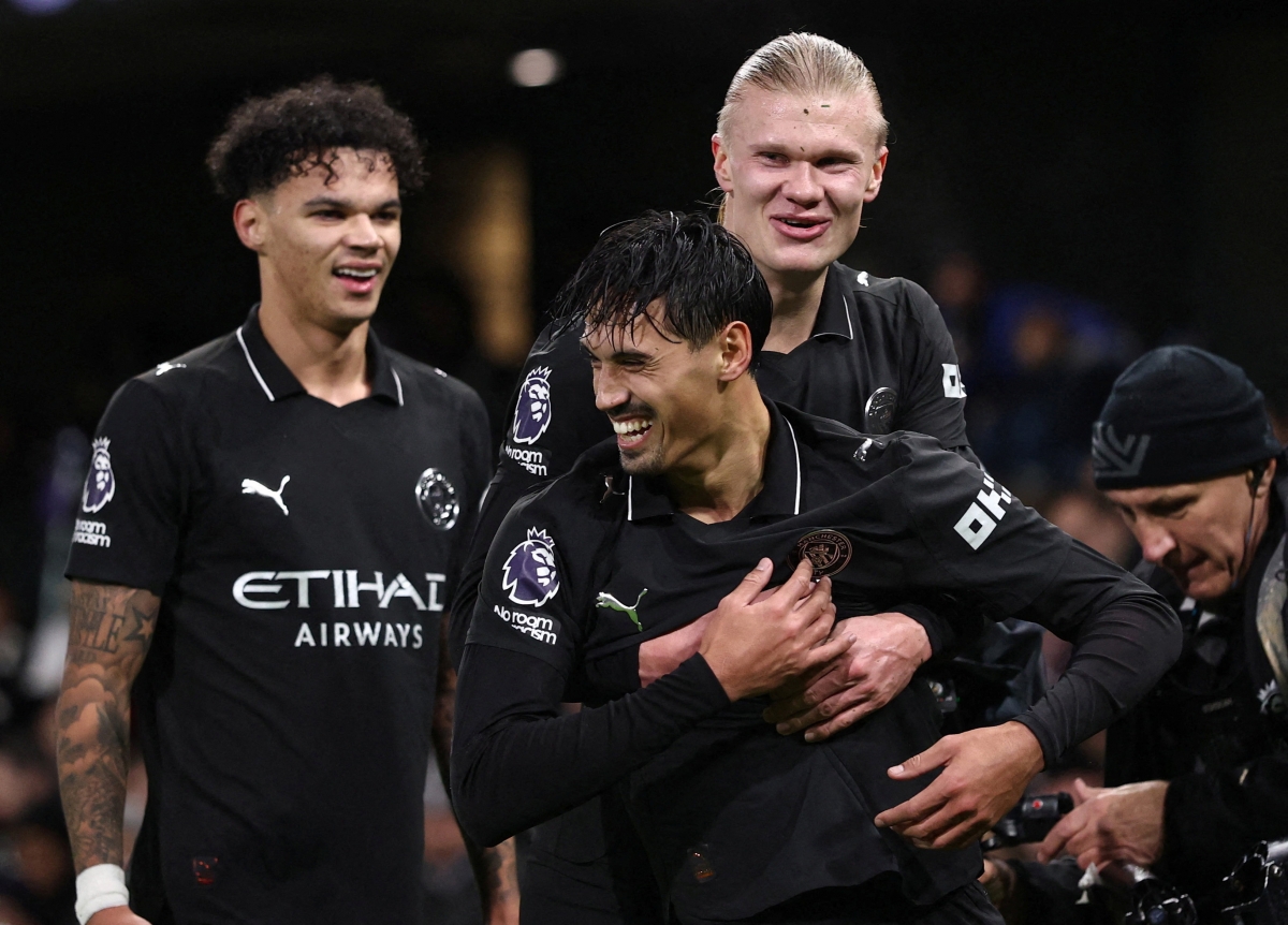 Man City thắng kịch tích Fulham (Ảnh: Reuters)