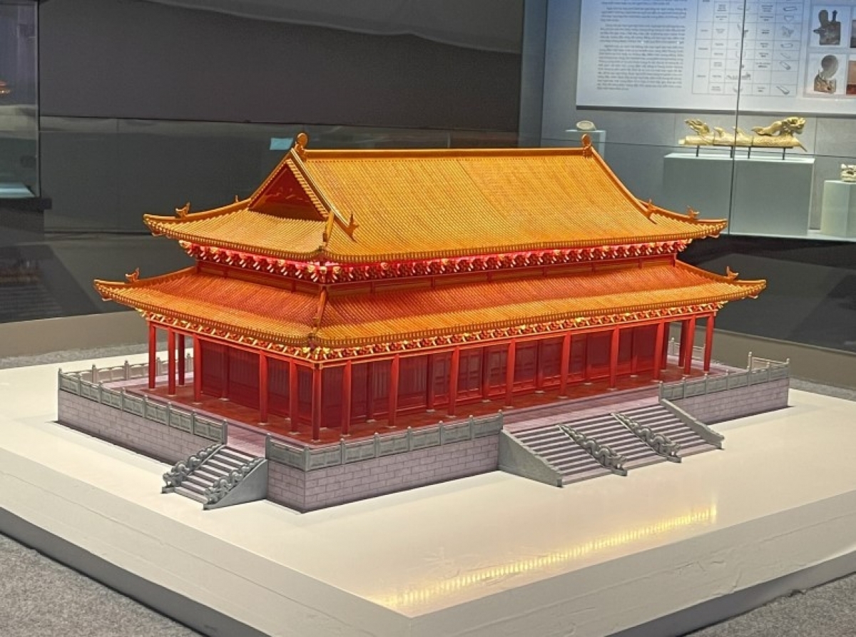 Mô hình Điện Kính Thiên được phục dựng