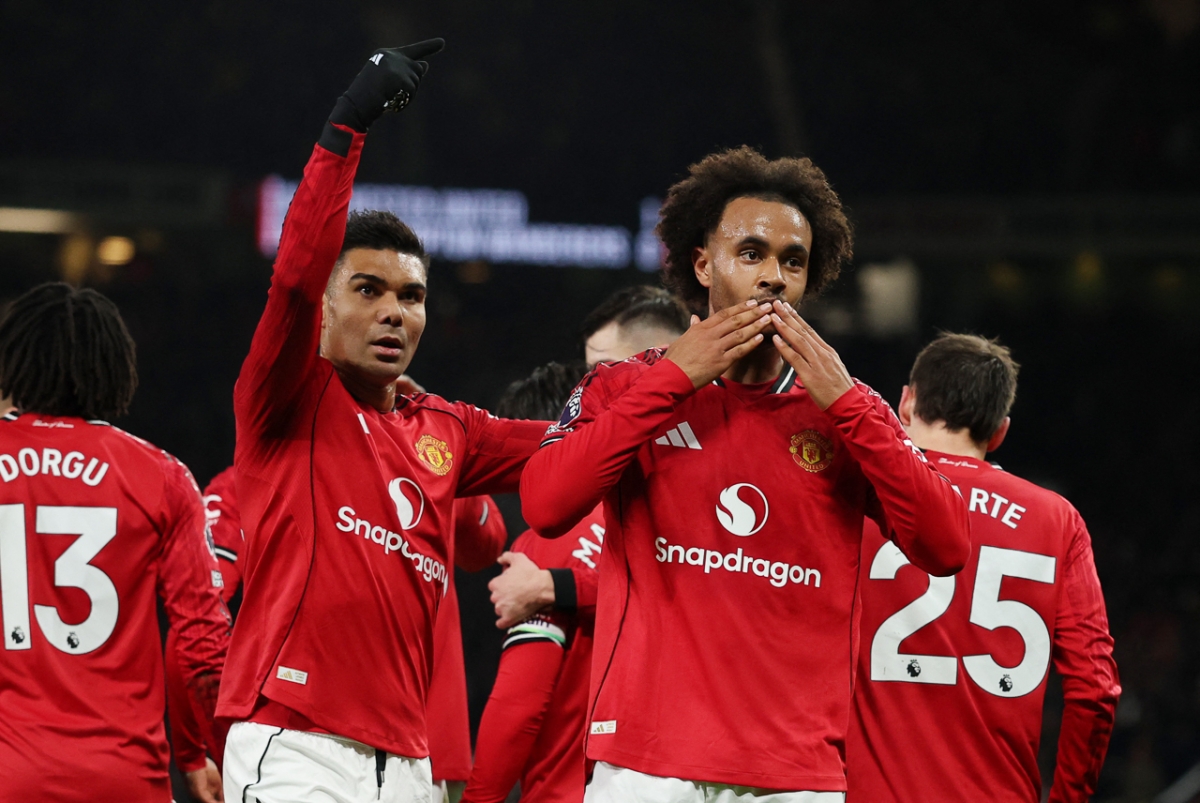 Zirkzee mở tỉ số cho MU (Ảnh: Reuters)