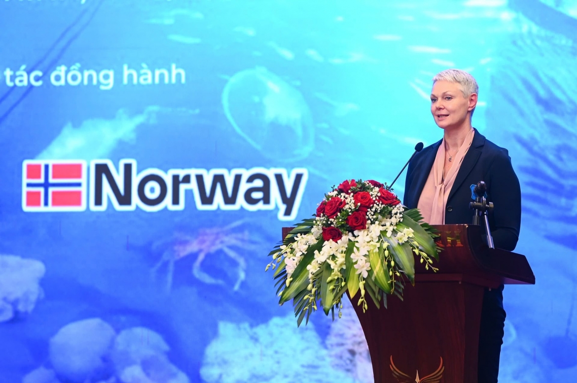 Đại sứ Na Uy tại Việt Nam Hilde Solbakken.