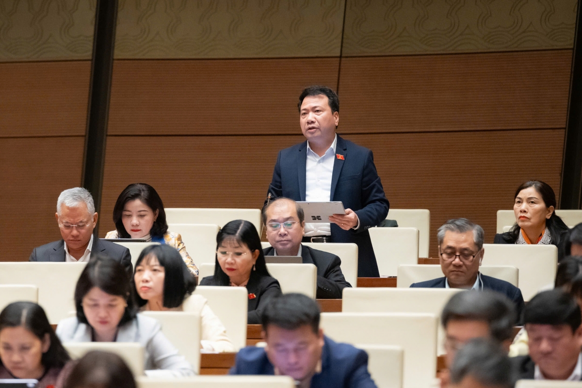 ĐBQH Ngô Trung Thành, đoàn Đắk Lắk (Ảnh: Quốc hội).