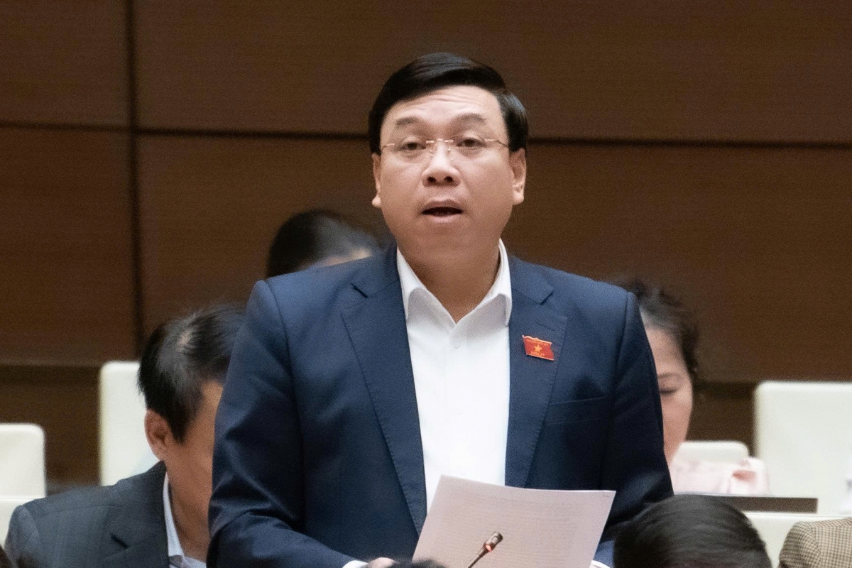 ĐBQH Nguyễn Văn Mạnh, đoàn Phú Thọ (Ảnh: Quốc hội)