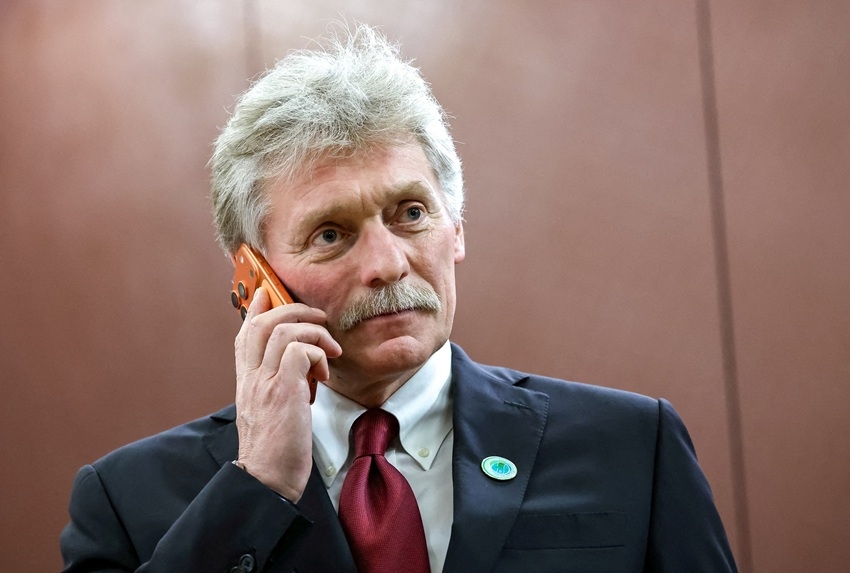 Người phát ngôn Điện Kremlin Dmitry Peskov. Ảnh: Reuters