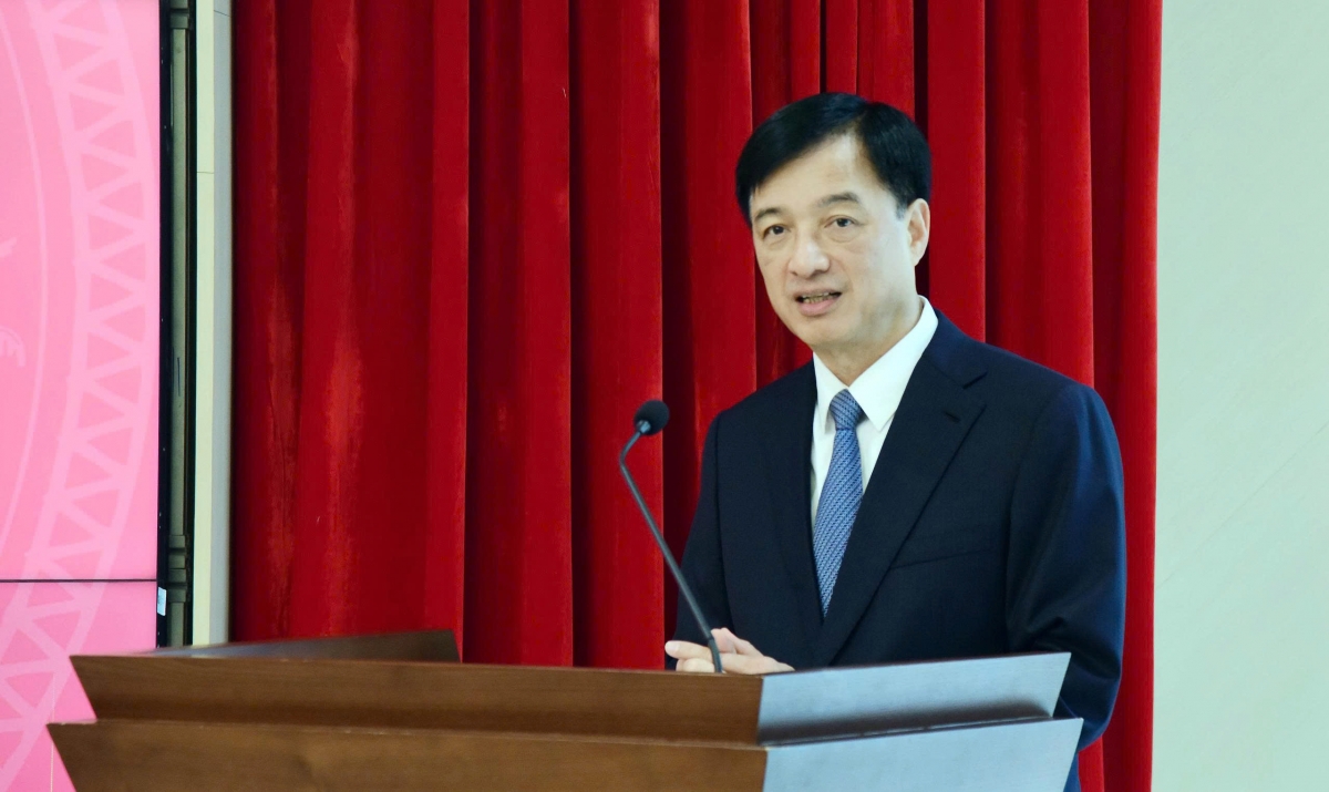 Bí thư Thành ủy Hà Nội Nguyễn Duy Ngọc phát biểu giao nhiệm vụ