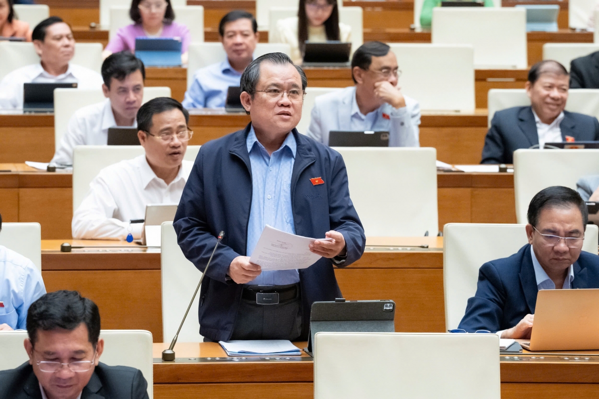 ĐBQH Nguyễn Tâm Hùng, đoàn TP.HCM (Ảnh: Quốc hội)