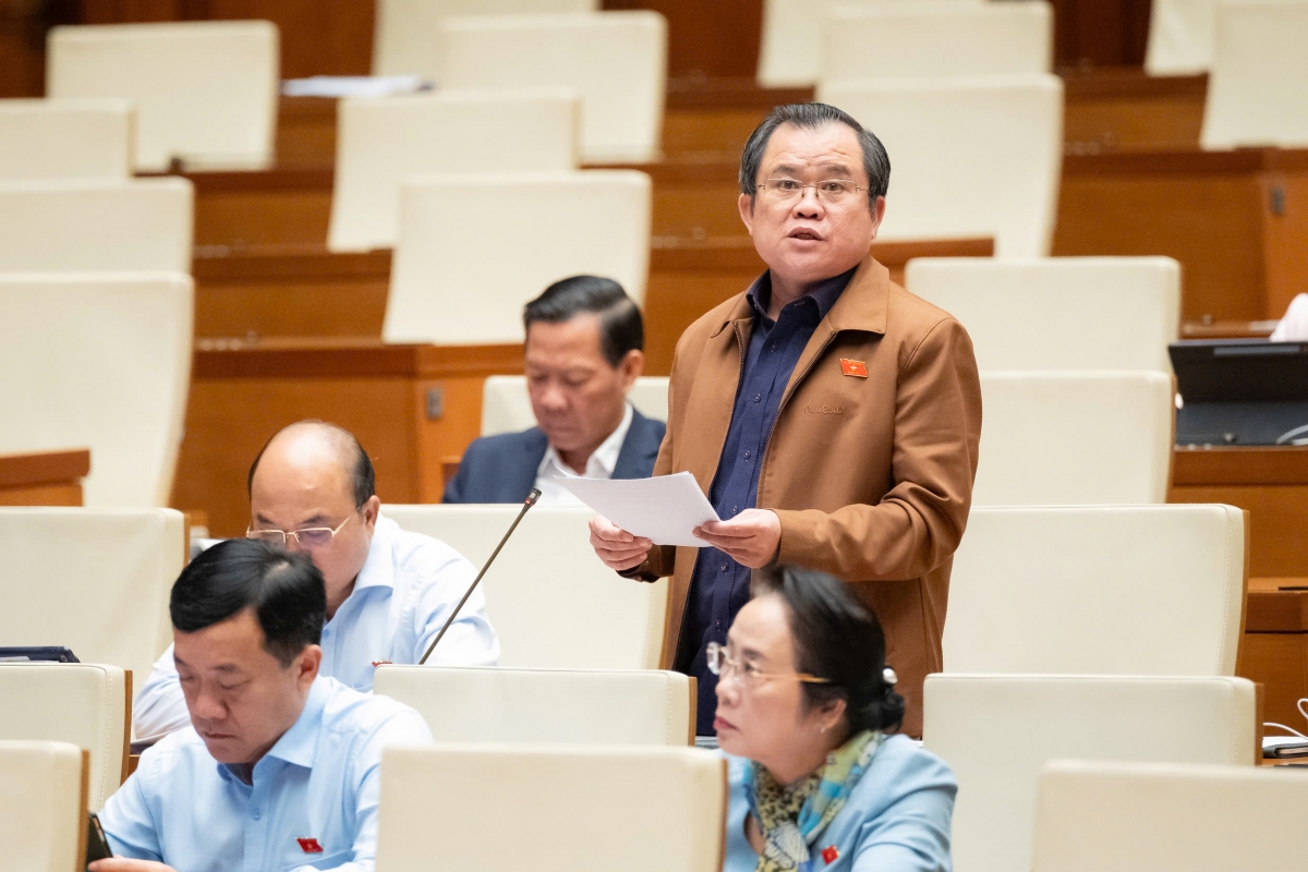 ĐBQH Nguyễn Tâm Hùng (đoàn TP.HCM). Ảnh Quốc hội