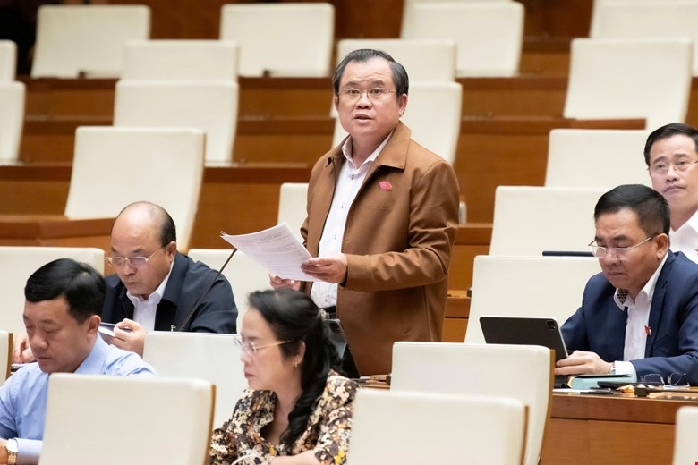 Đại biểu Nguyễn Tâm Hùng. (Ảnh: Quốc hội)