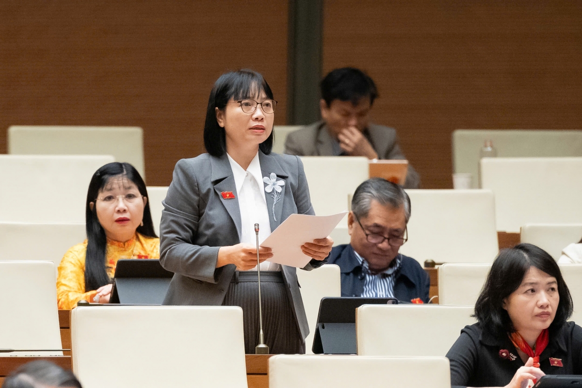 ĐBQH Nguyễn Thị Việt Nga - TP Hải Phòng. Ảnh Quốc hội