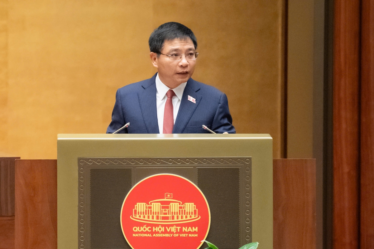 Bộ trưởng Bộ Tài chính Nguyễn Văn Thắng. (Ảnh: Quốc hội)