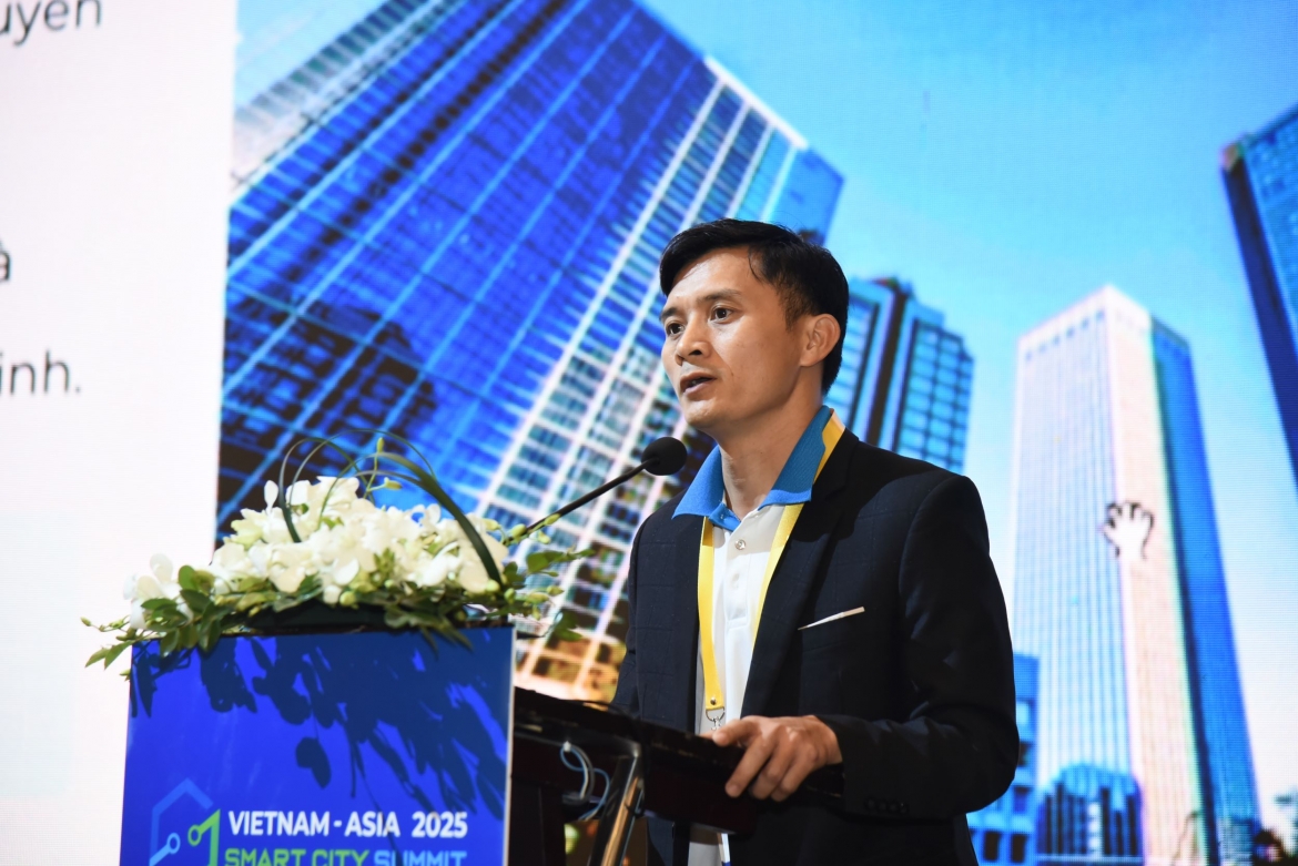 Ông Lê Thành Tuân, Giám đốc Công ty Công nghệ S-TECH (Ảnh: Ban tổ chức)