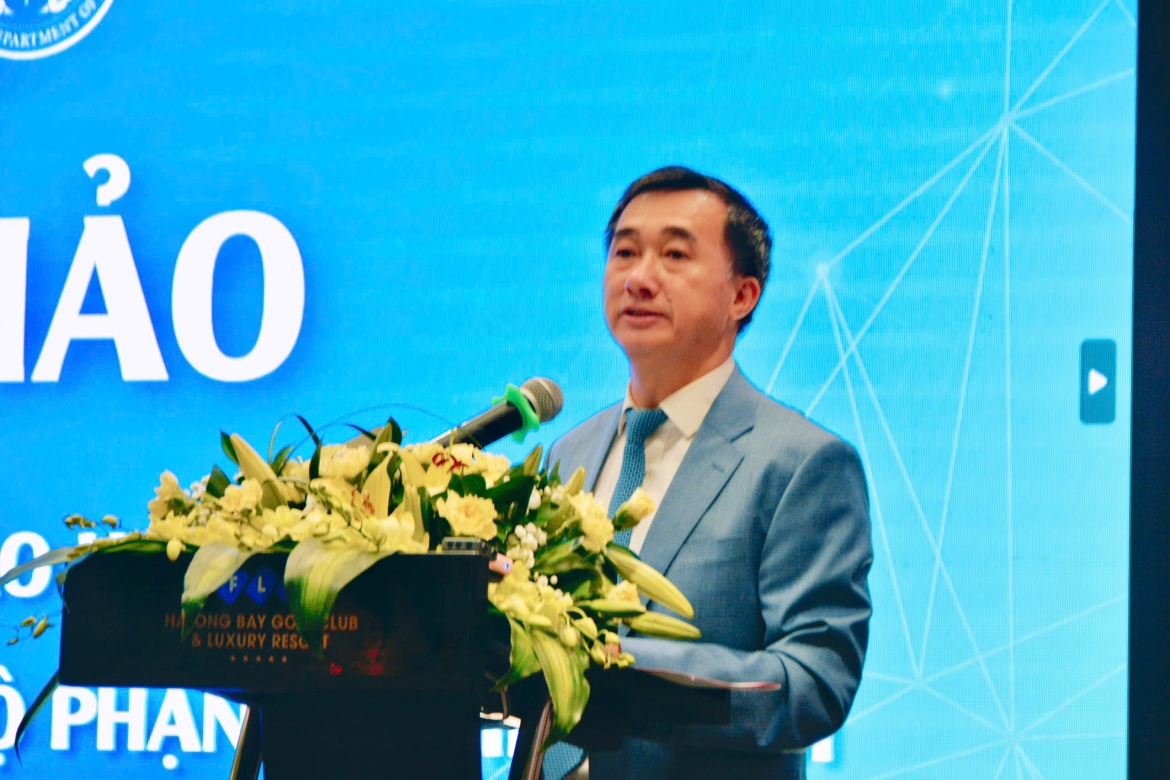 GS.TS Trần Văn Thuấn - Thứ trưởng Bộ Y tế phát biểu tại Hội thảo